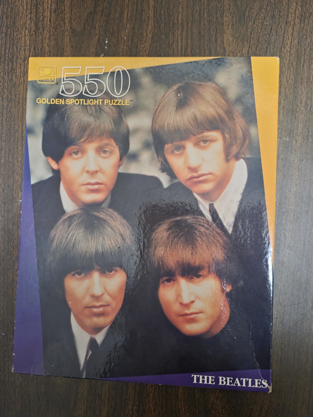 Sealed Vintage Beatles Golden Spotlight Puzzle From 1991